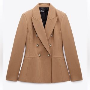 Zara Camel Blazer XS